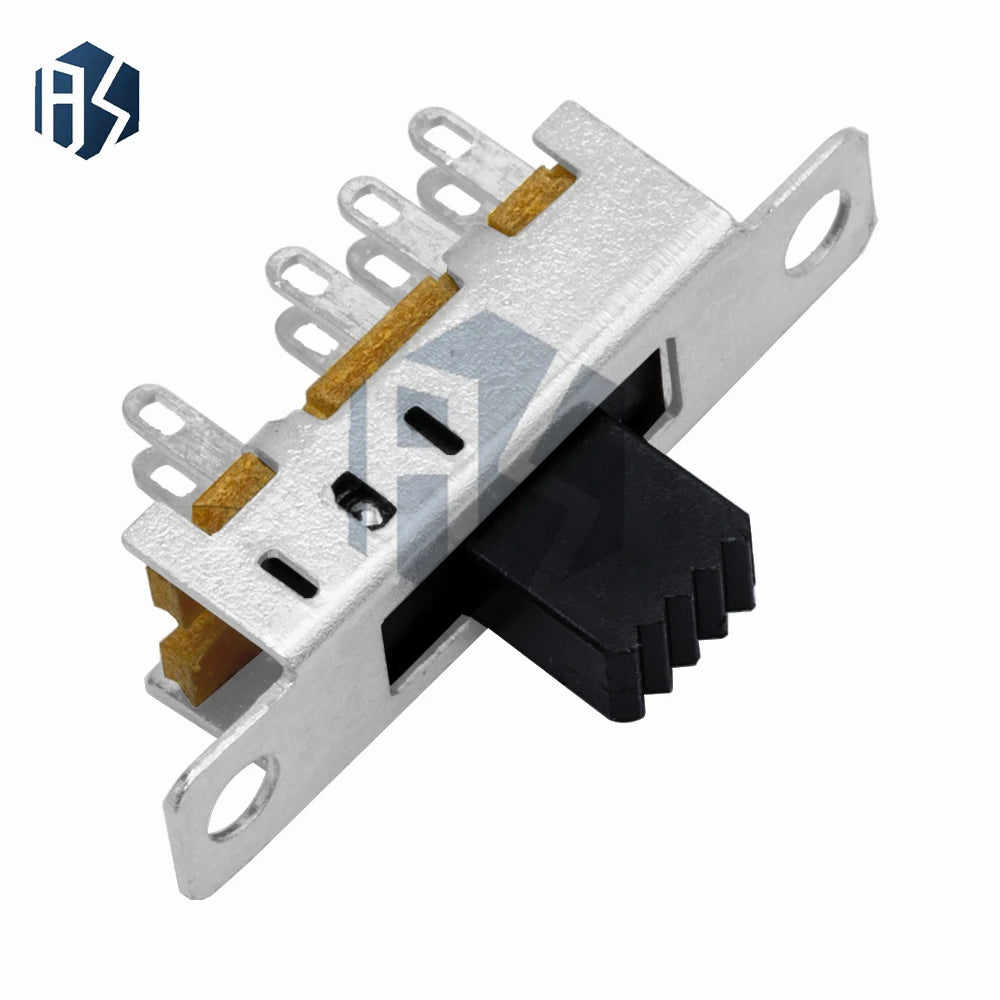 10 SS23E04 Double Toggle Switch 8 Pins 3 Files 2P3T DP3T Handle Small Zpaxo