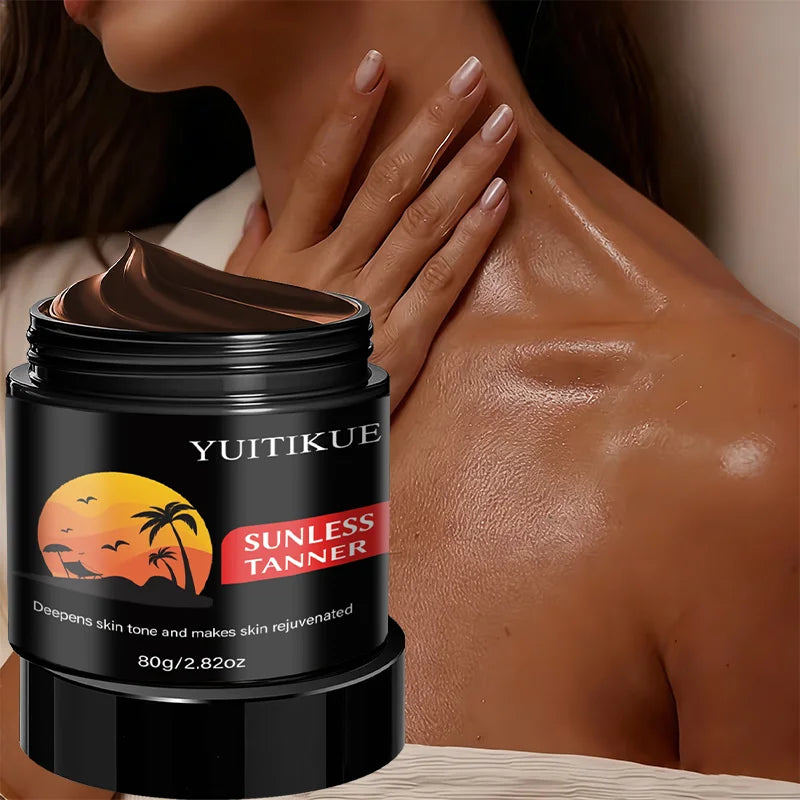 YUITIKUE Sunless Tanning Cream – Natural Self Tanner & Bronzer Self Tanning Cream Zpaxo