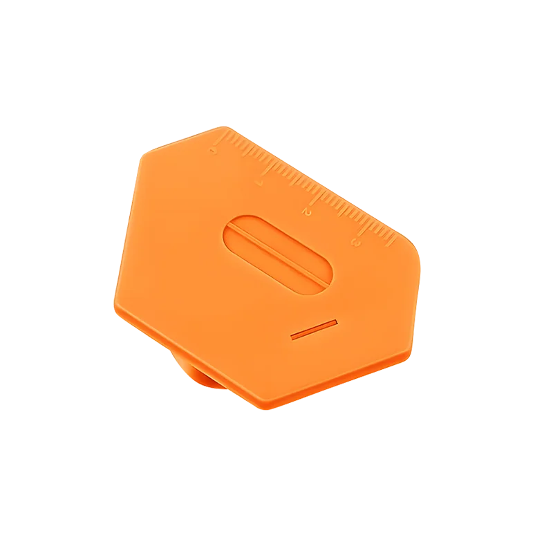 Sewing Magnetic Seam Guide Polygonal Anti-curling Positioner Home Zpaxo Orange
