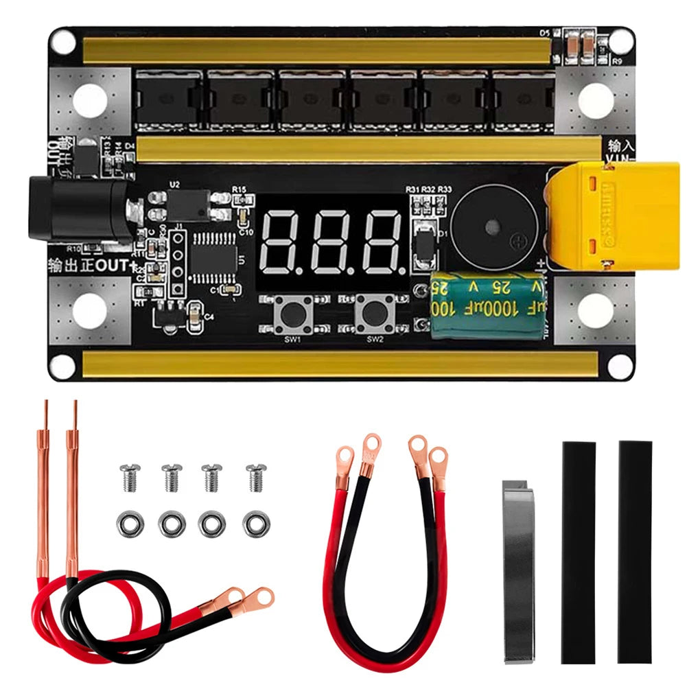 GX591 DIY Spot Welder Digital Tube Display 12V Control Board 99 Gears Zpaxo GX591