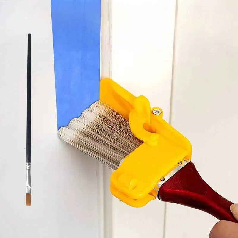 1set Edger Paint Brush Wall Treatment Paint Tool Multi-use paint brush Edge Trimming Cut Brush Latex Color Separator Paint Brush Zpaxo