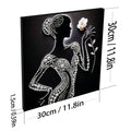 DIY Ladies Pearl Diamond Painting Gem Art 30x30cm Dots Paintings