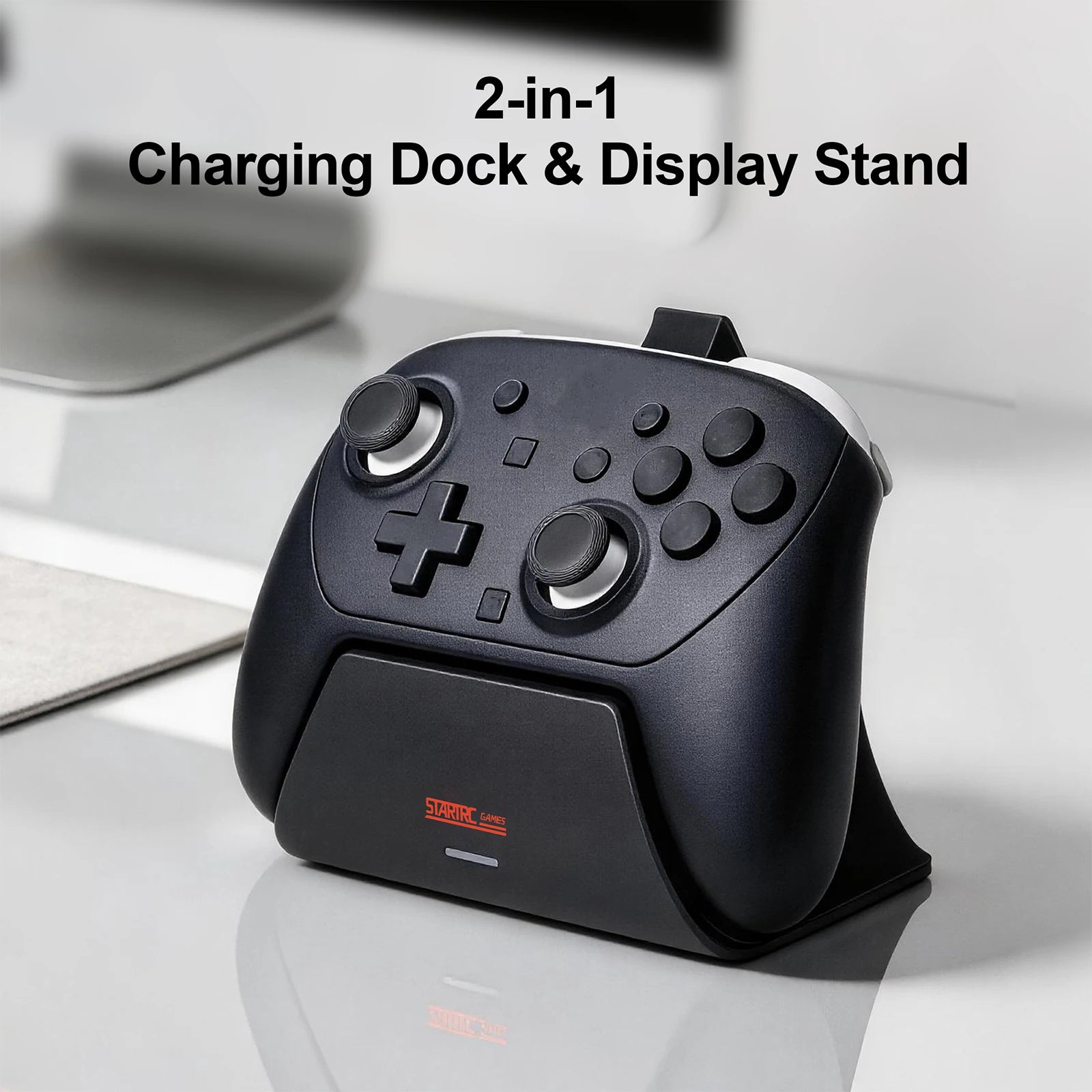Controller Charger Stand Compatible Switch 2 Charging Dock Base W LED