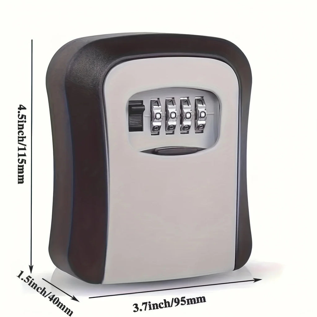 Ultra-secure Flip-top Key Safe Wall-mounted Metal Plastic Storage Box