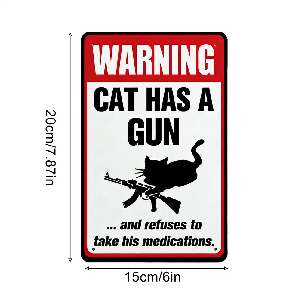 Warning Signs Funny Humorous Waterproof Non Drilling Beware Dog Fence