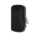 Fashion Key Holder Organizer Pouch Large Capacity Zipper Car Key Wallet Multi-functional Buckle Housekeeper Key Case Home Use Zpaxo Black