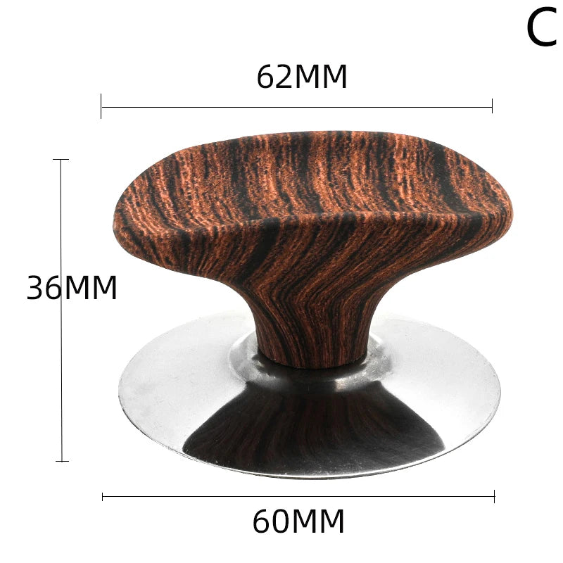 Heat-Resistant Cooking Pan Lid Covers Replacement Lifting Handle Kitchen Cookware Handgrip Universal Pot Lib Knobs Caps Bakelite Zpaxo C