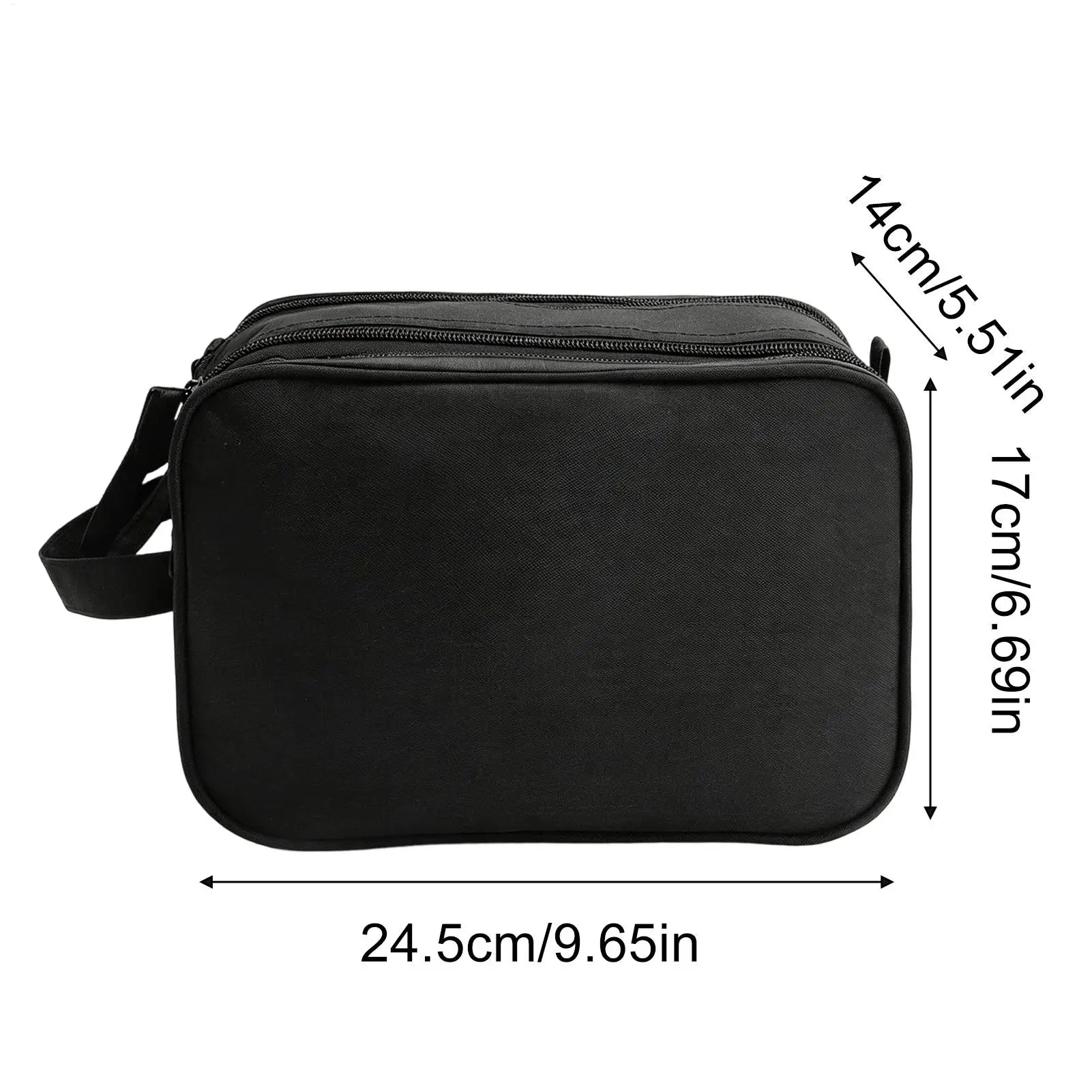 Toiletry Bag Men Waterproof Leakproof Multi-compartment Mesh Pocket