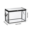 Clear Plastic Book Storage Box Large Capacity Stackable Organizer Container Toy Clothes Organizer Bins for Home Bedroom Dorm Zpaxo L Black
