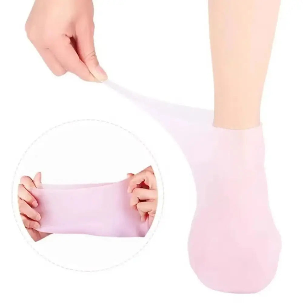 Silicone Foot Care Socks Pain Relief Anti Cracking Dead Skin Remove Protector Waterproof Moisturizing Gel Socks Women Zpaxo