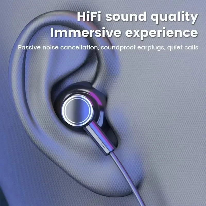 Wireless Earphones Bluetooth 5 3 Neckband Headphones Gaming LED