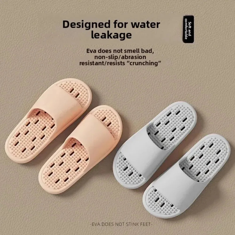 Leakage Quick-drying Thick-soled Massage Breathable Cooling Slippers