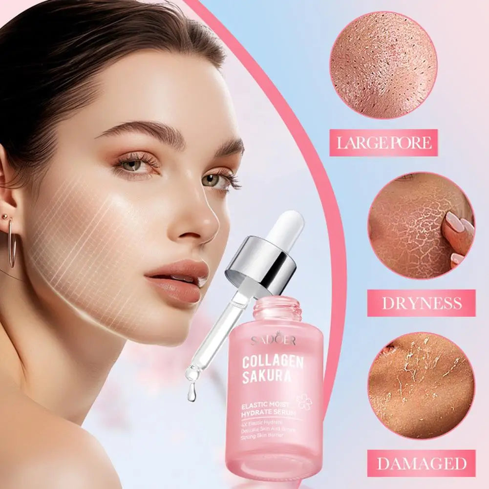 Collagen Face Serum Moisturizing Nourishsing Brighten White Lift Firming Smoothing Facial Beauty Skin Care Products 30ML Zpaxo