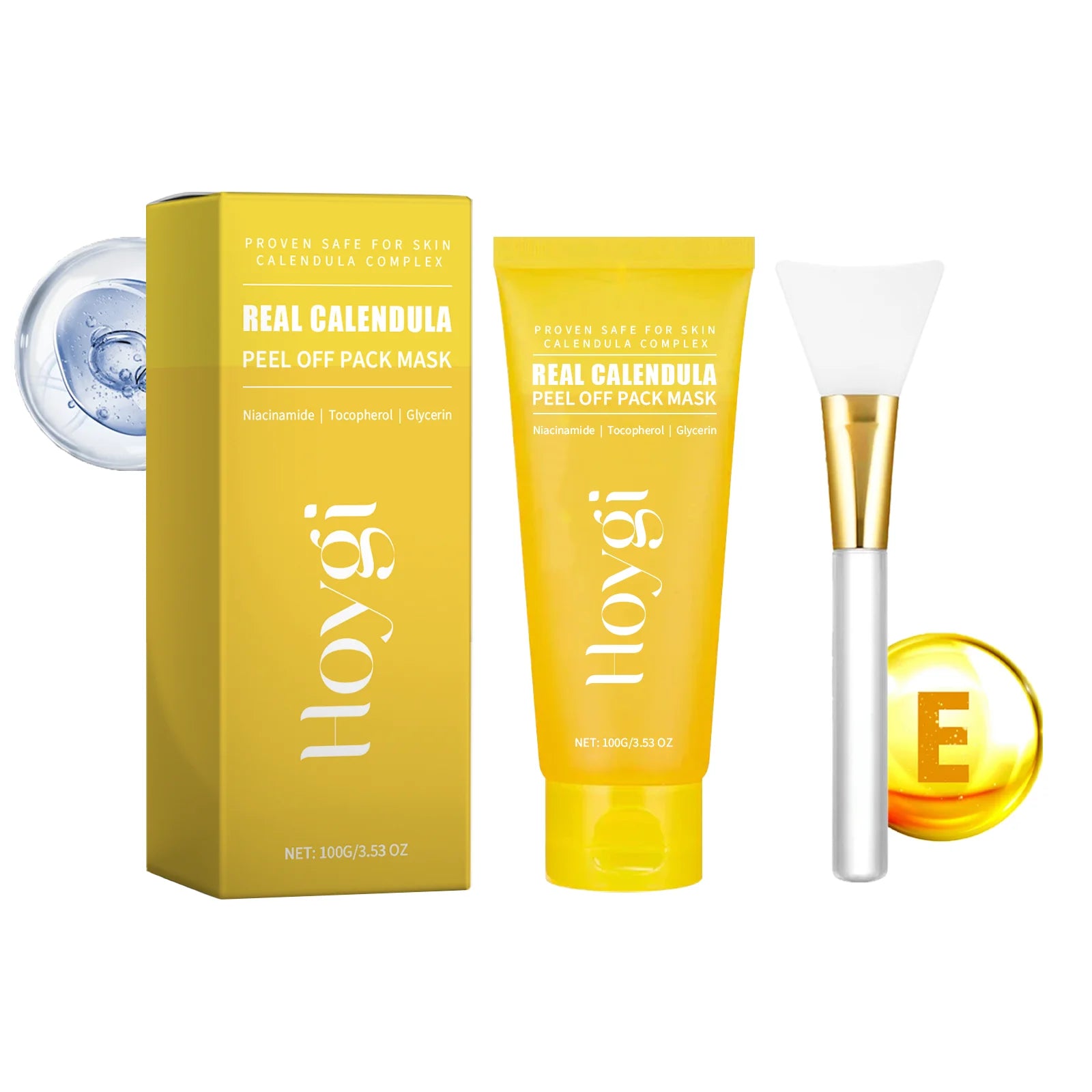 Calendula Peel-Off Mask – Blackheads, Pores & Dark Spots Peel-Off Face Mask Zpaxo 1 Set