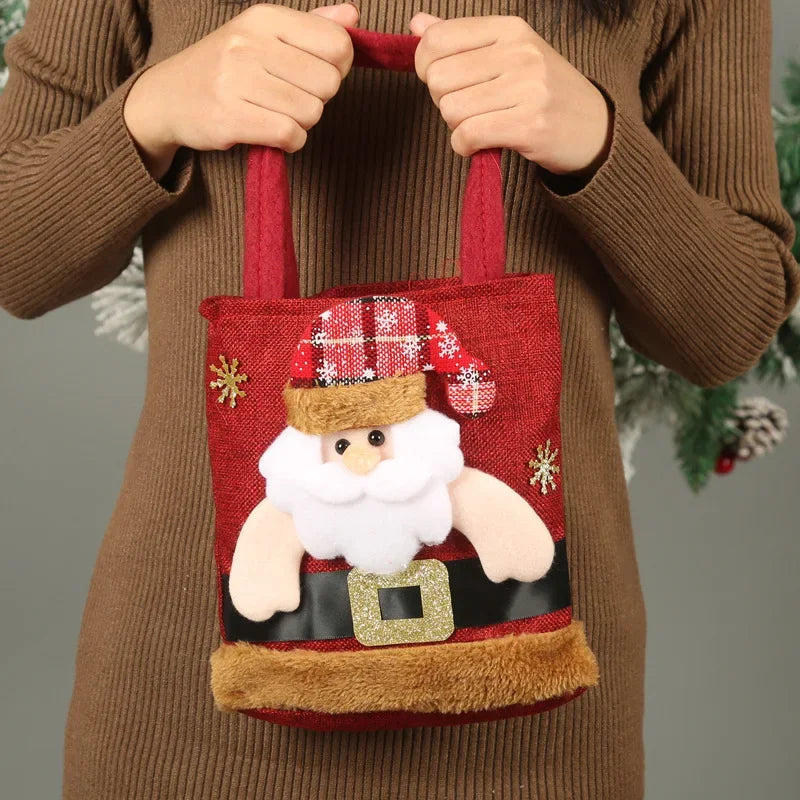 2025 Christmas Portable Apple Bag Eve Creative Candy Children's Small
