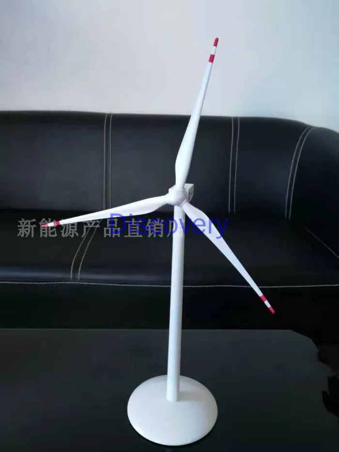 Electric Fan Model Wind Turbine Gift Model Desk Home Decoration Ornament Crafts Zpaxo