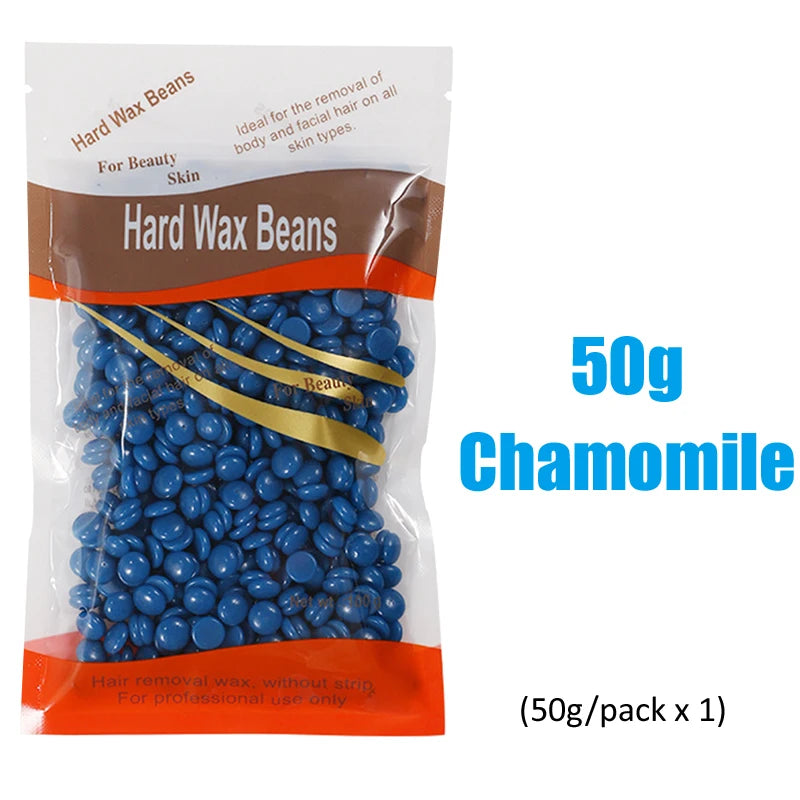 100-Pack Nose Wax Sticks – Painless Hair Removal Kit Unisex Nose Wax Kit Zpaxo 50g-Chamomile