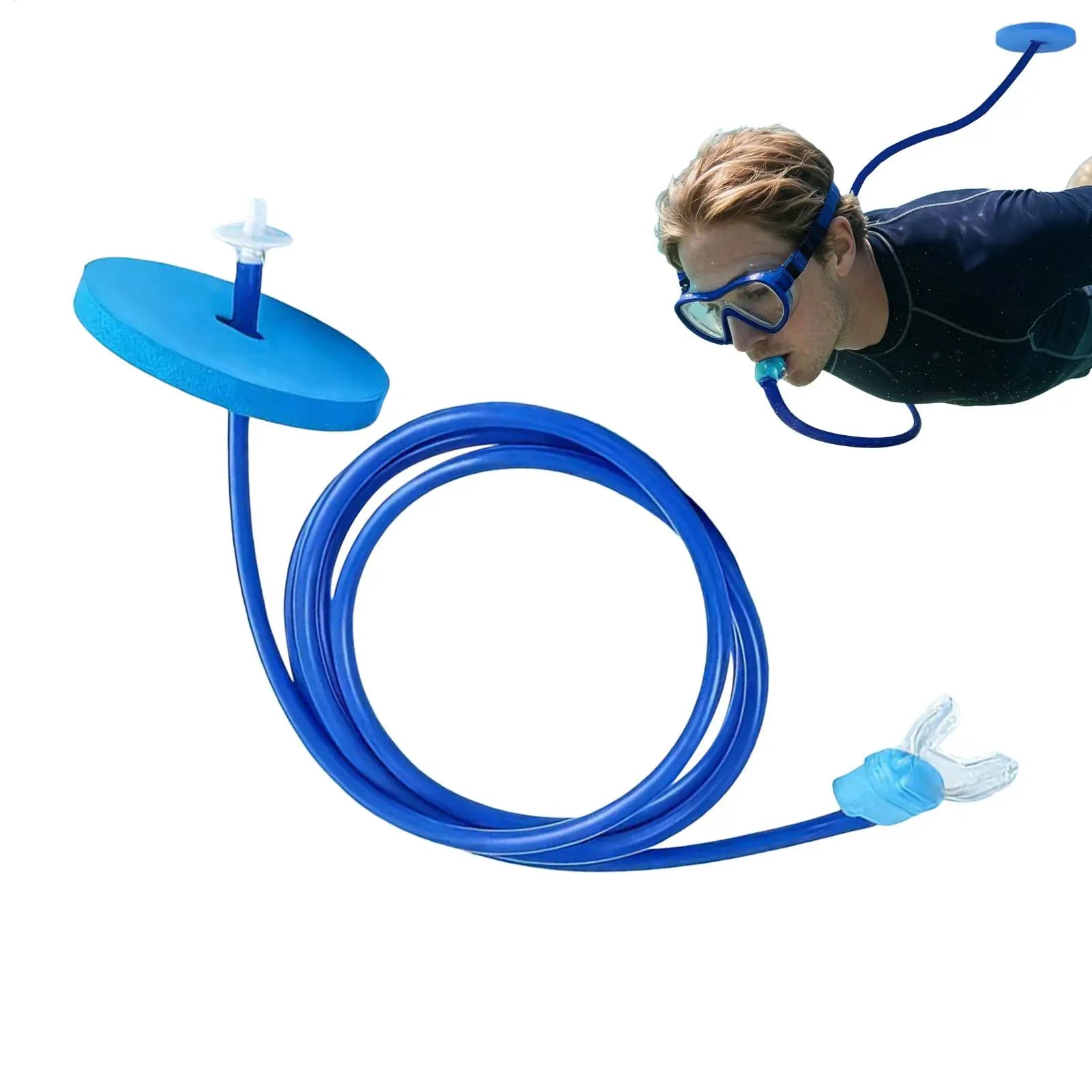 Full Face Dry Snorkel Diving Silicone Anti Leak Breathing Valve Deep