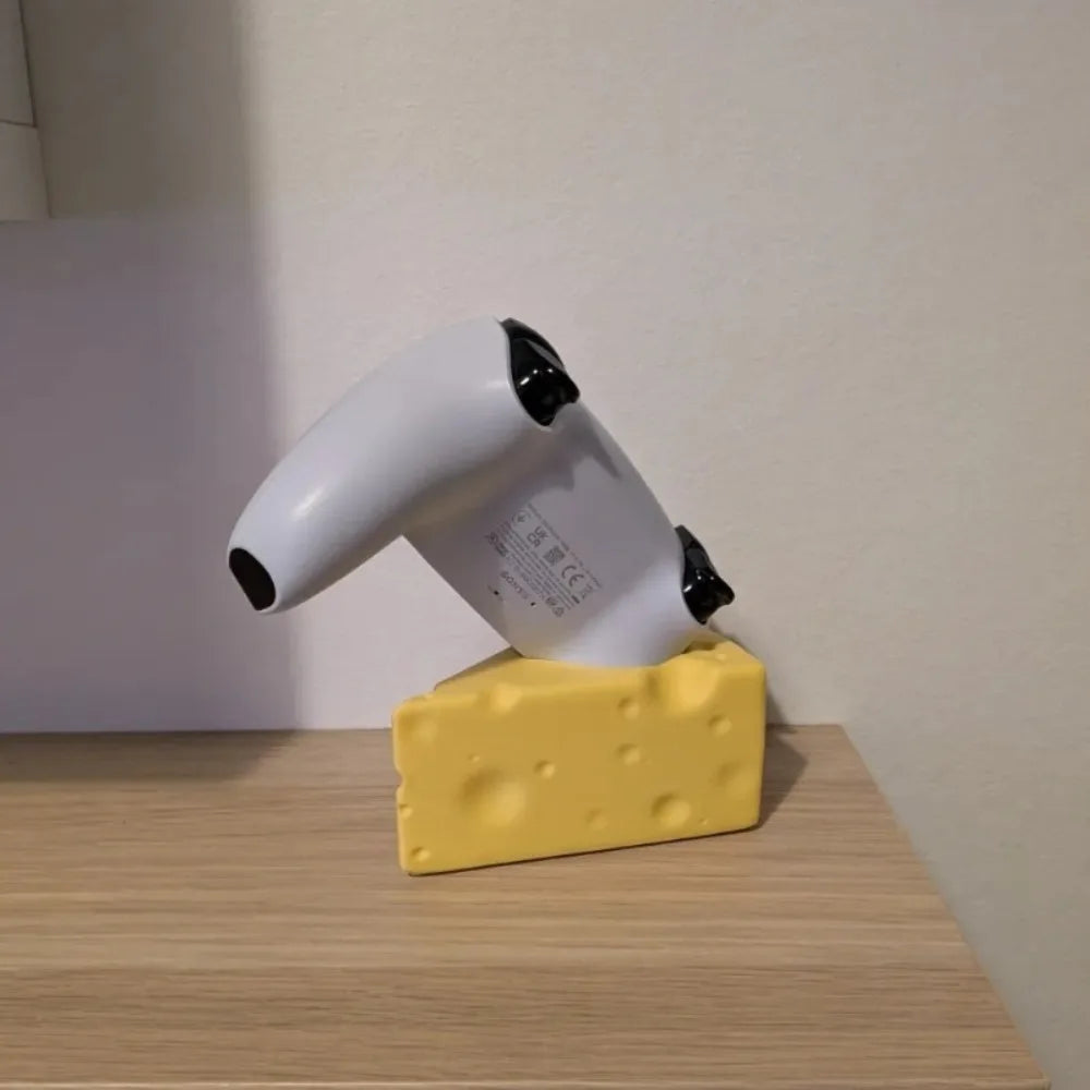 Cheese Shaped Controller Stand Fun Ps5 Desktop Accessory Decorative