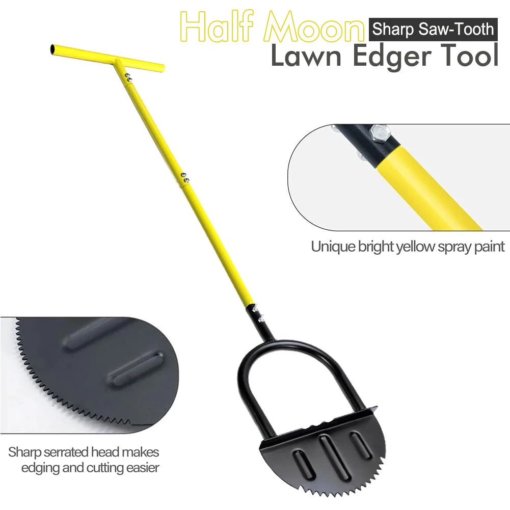Edger Trimming Shovel Half Moon Lawn Mowing Weeding Tools Machine