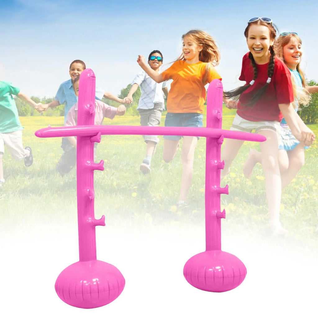 Inflatable Limbo Game Adjustable Height Outdoor Party Activity Kids