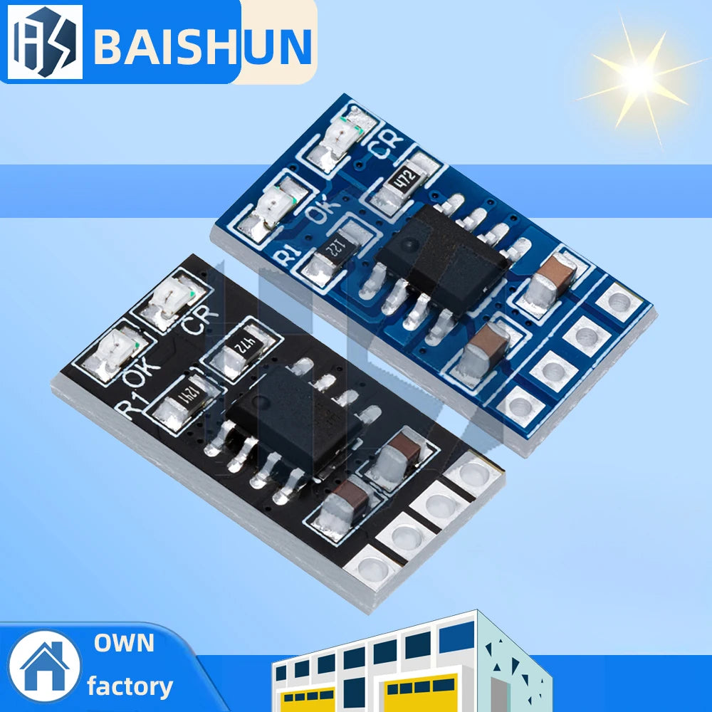 MPPT Solar Charge Controller 1A 3.2v 3.7V 18650 LiPo Li-ion Lithium Battery Charger Module SD05CRMA Solar Panel Battery Charging Zpaxo