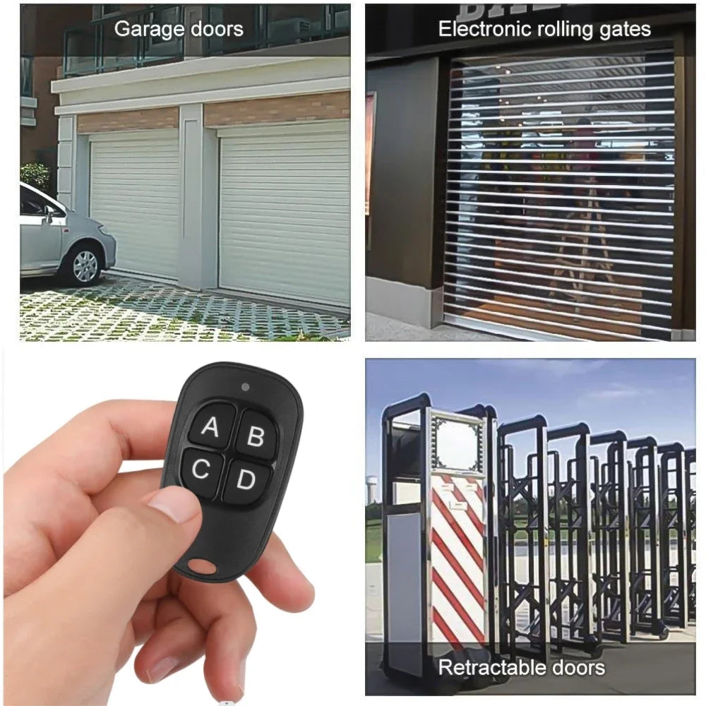5- 433MHz Remote Control Universal Garage 4 Buttons Duplicator Zpaxo