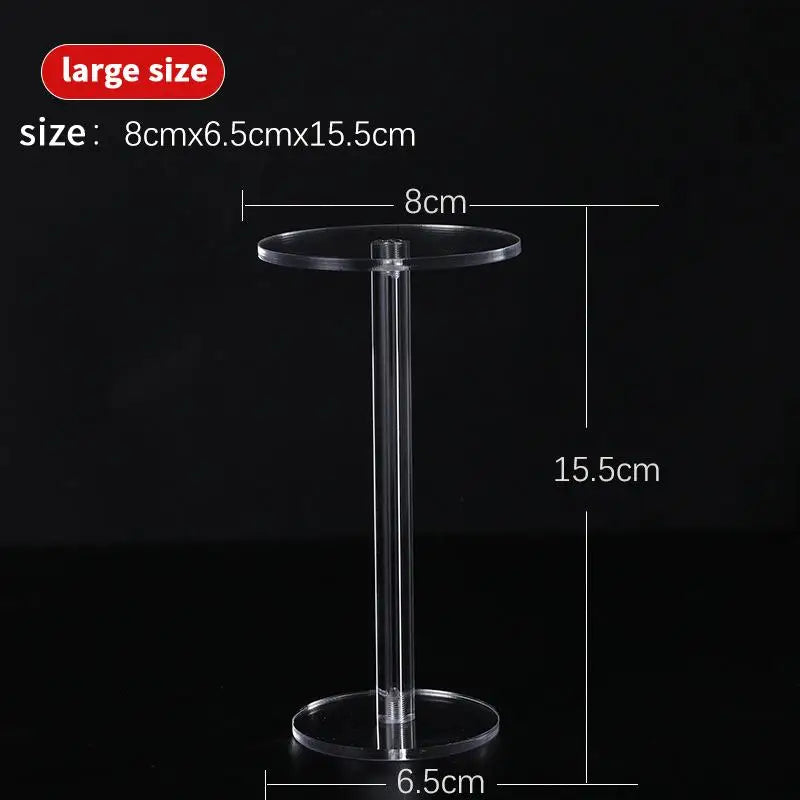 CMTransparent Acrylic Tiered Round Display Stand Anime Figures Model