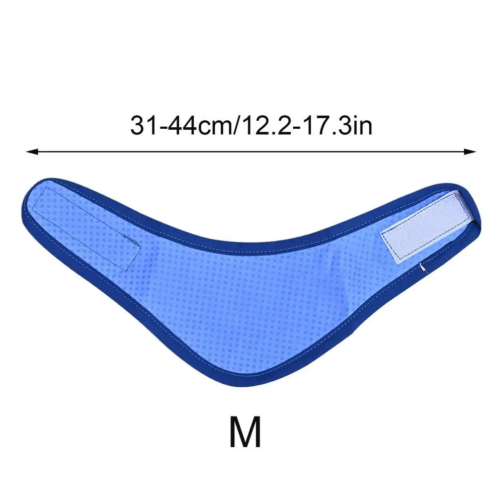 Summer Dog Cooling Ice Scarf Cool Towel Quick Release Pet Clothes