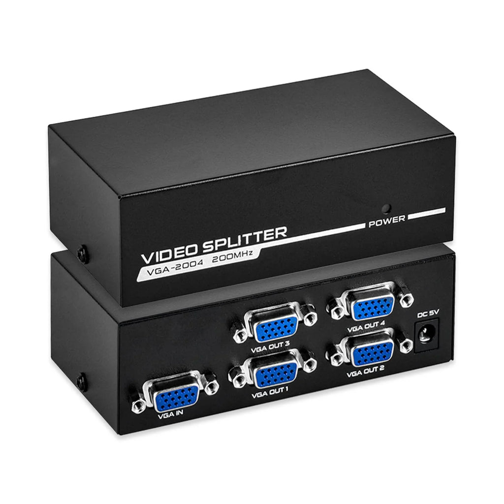 Professional VGA Switch 4 Port Output SVGA Video HD Signal Amplifier