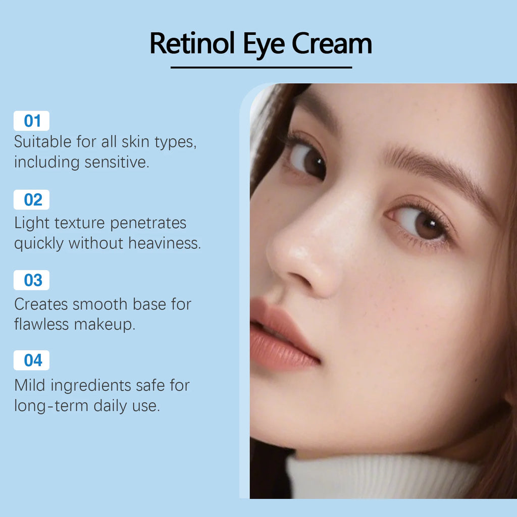 Caffeine Eye Cream for Dark Circles & Puffiness Anti-Aging Under Eye Treatment Cream Moisturizing Reduce Wrinkles Eye Care Zpaxo