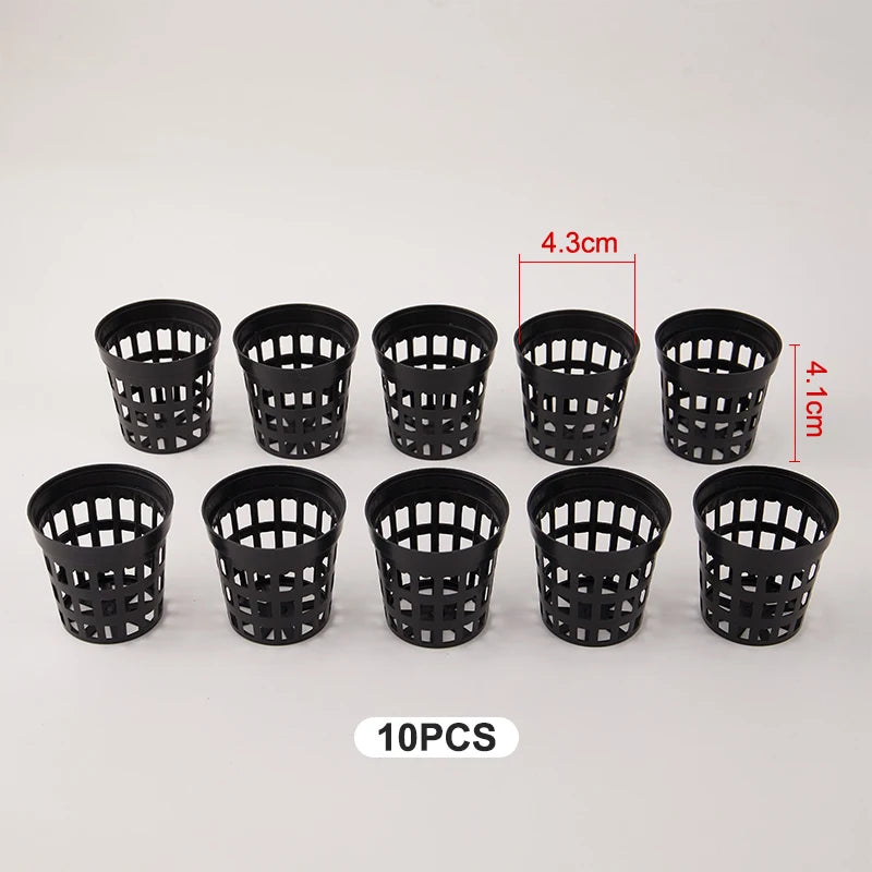 10Pcs Aquarium Flower Basket Water Grass Cup Aquarium Water Grass Growing Pots Sustainable Versatile Hydroponics Planting Cup Zpaxo A2
