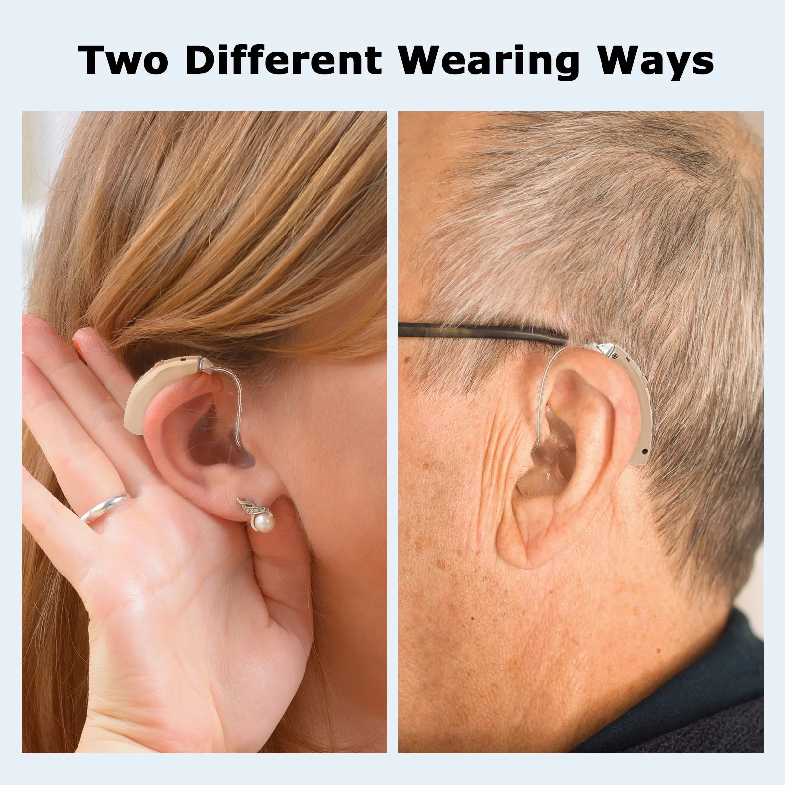 Hearing Amplifiers Earbud Invisible Long-lasting Charging Case