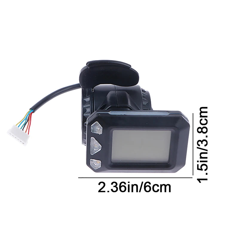 36V Electric Scooter LCD Display Screen & Switch Accelerator