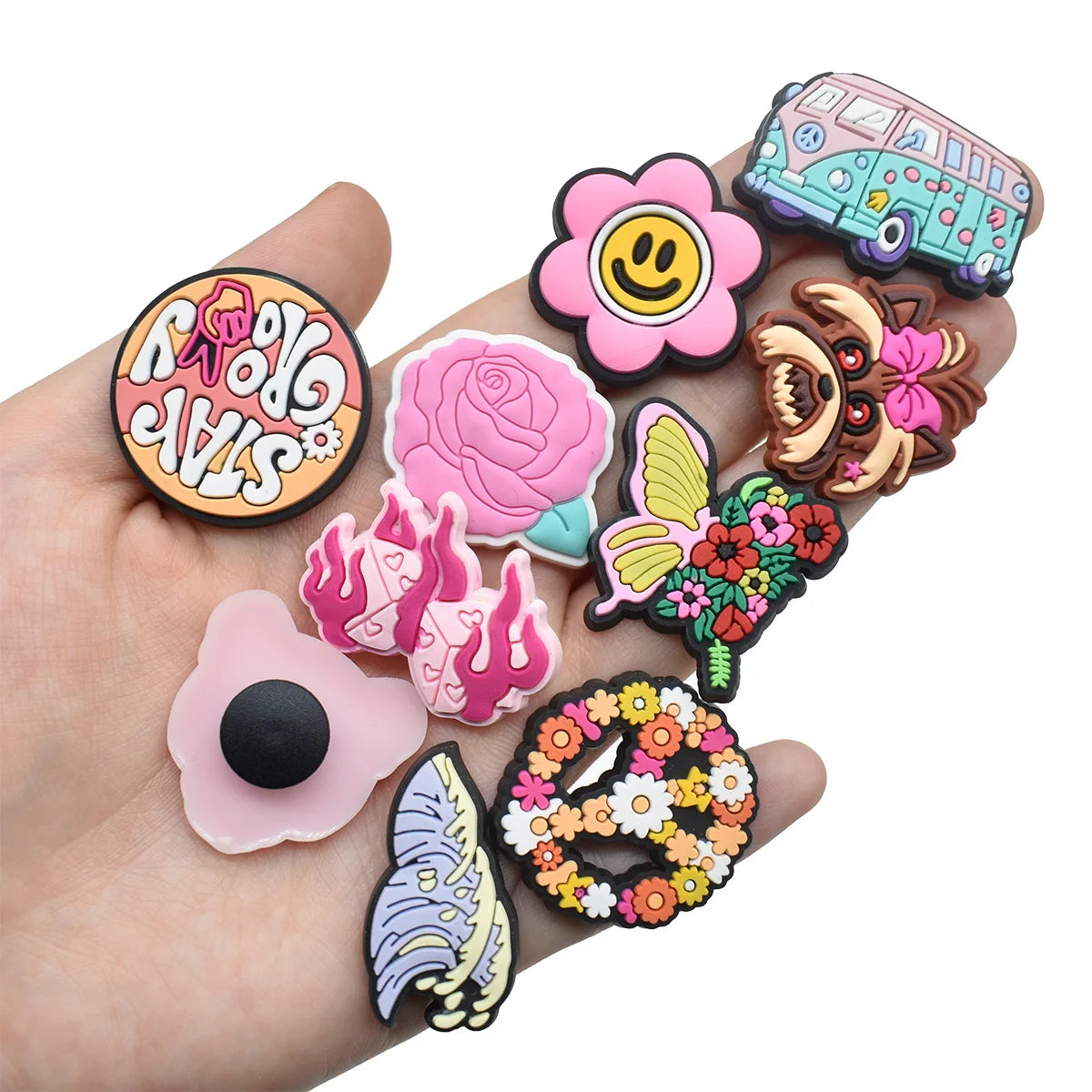 Summer Drink Ice Cream Shoe Charms Crocs Accessories Clogs Bubble Zpaxo