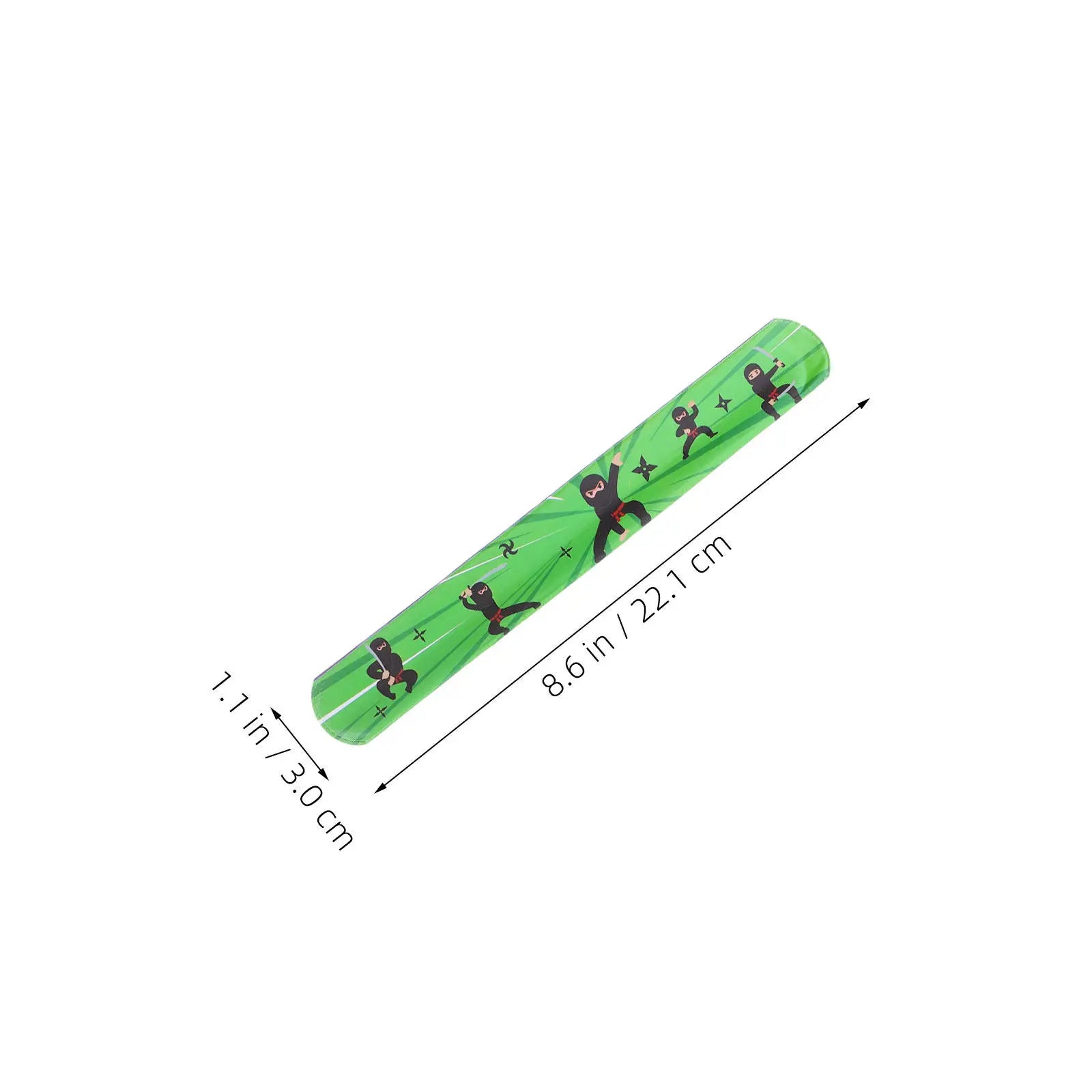 Halloween Ninja Slap Bracelets Bulk Snap Wrist Bands DIY Silicone