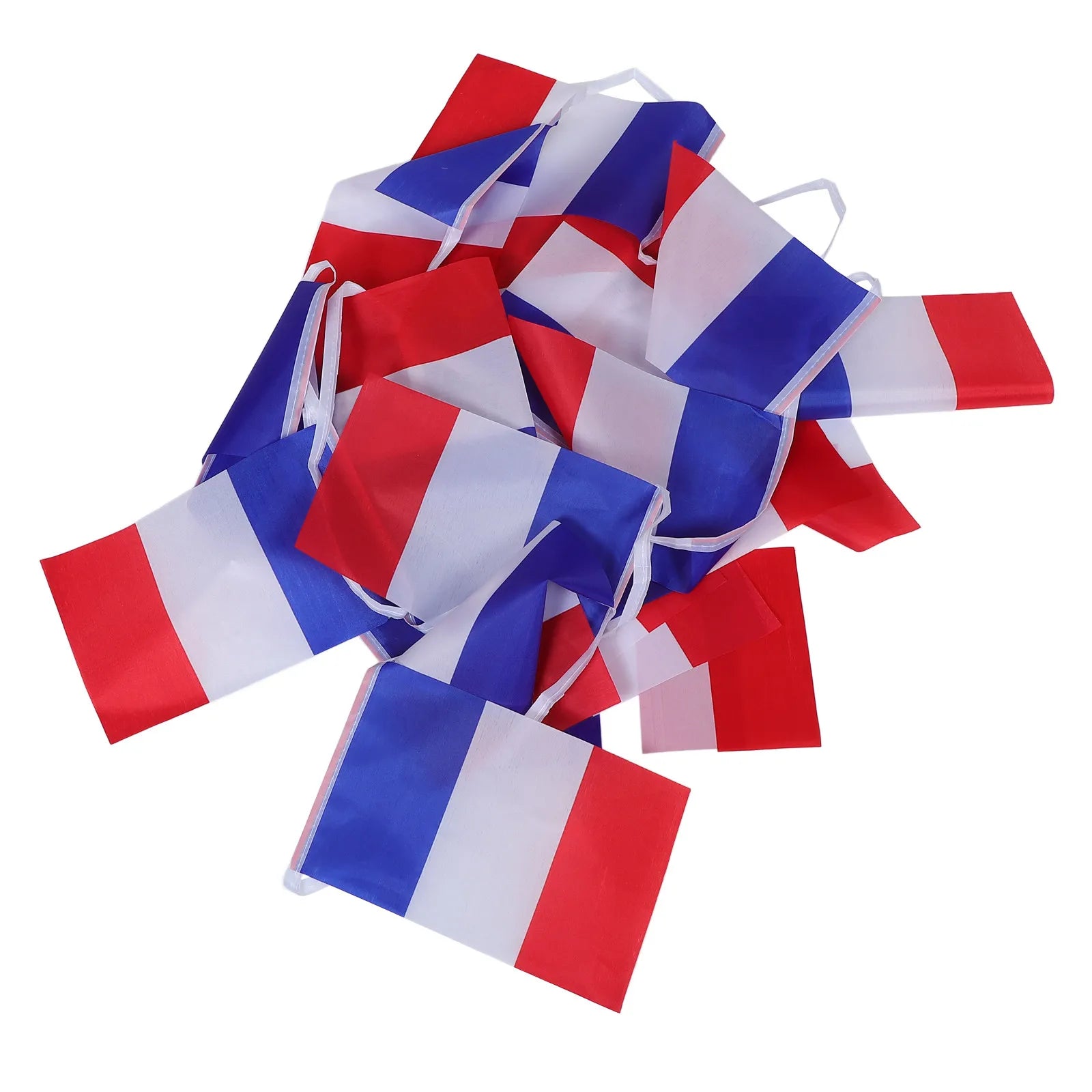 French Flag Banner String Decor Creative Rope Design Easy Hang