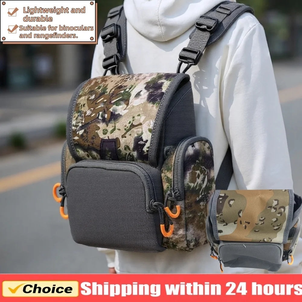 Binocular Harness Chest Rangefinder Pouch Rain Cover Adjustable Large