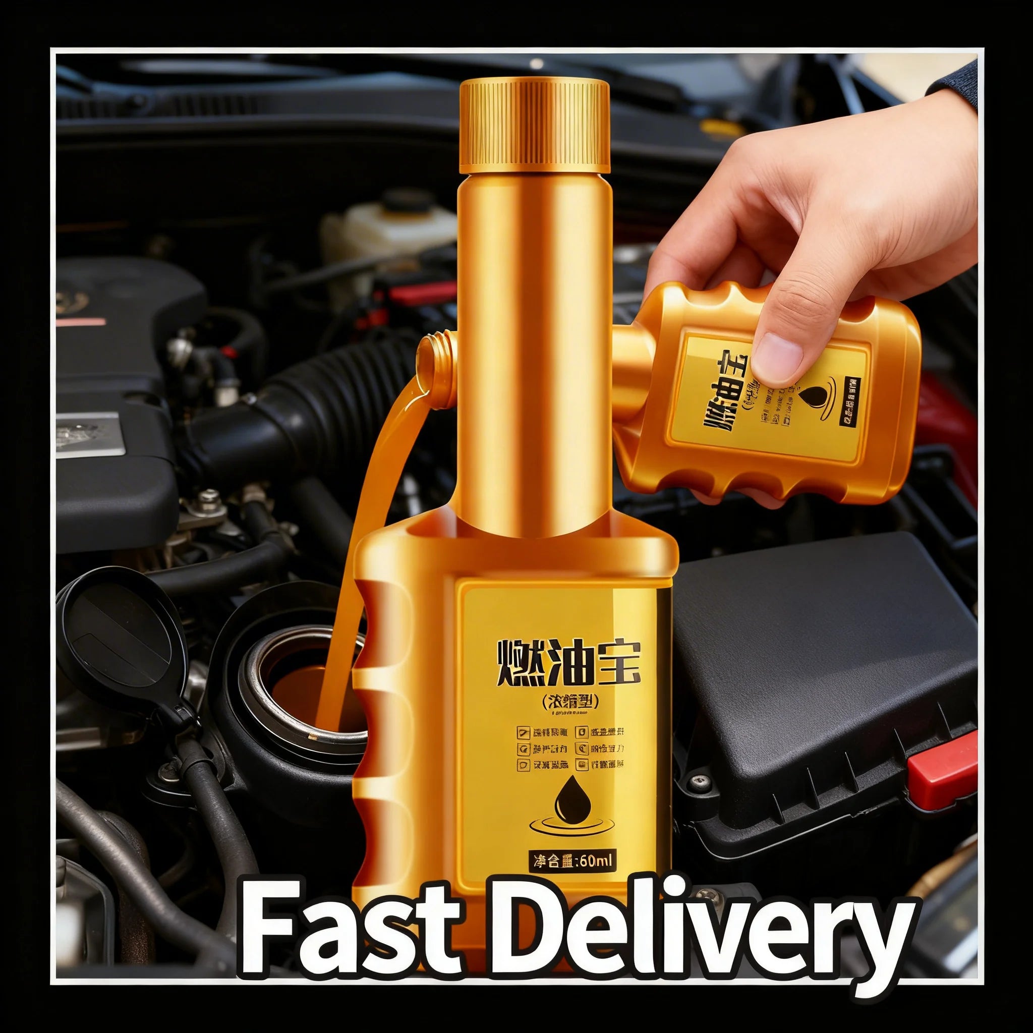 60ml Fuel Injector Cleaner – Gas & Diesel Fuel System Additive Fuel System Cleaner Zpaxo
