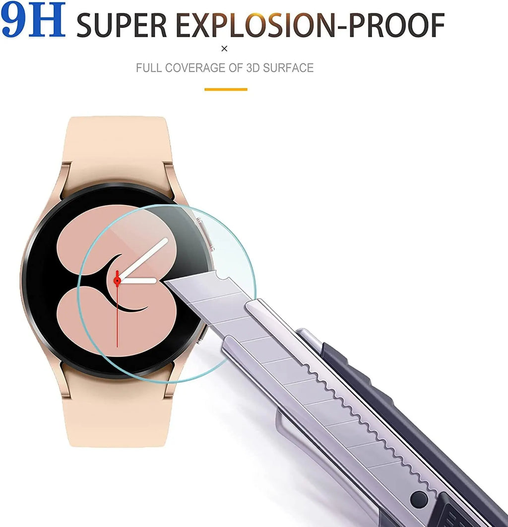 9H Tempered Glass Samsung Galaxy Watch 4 Classic 3 Anti Scrach Film Zpaxo