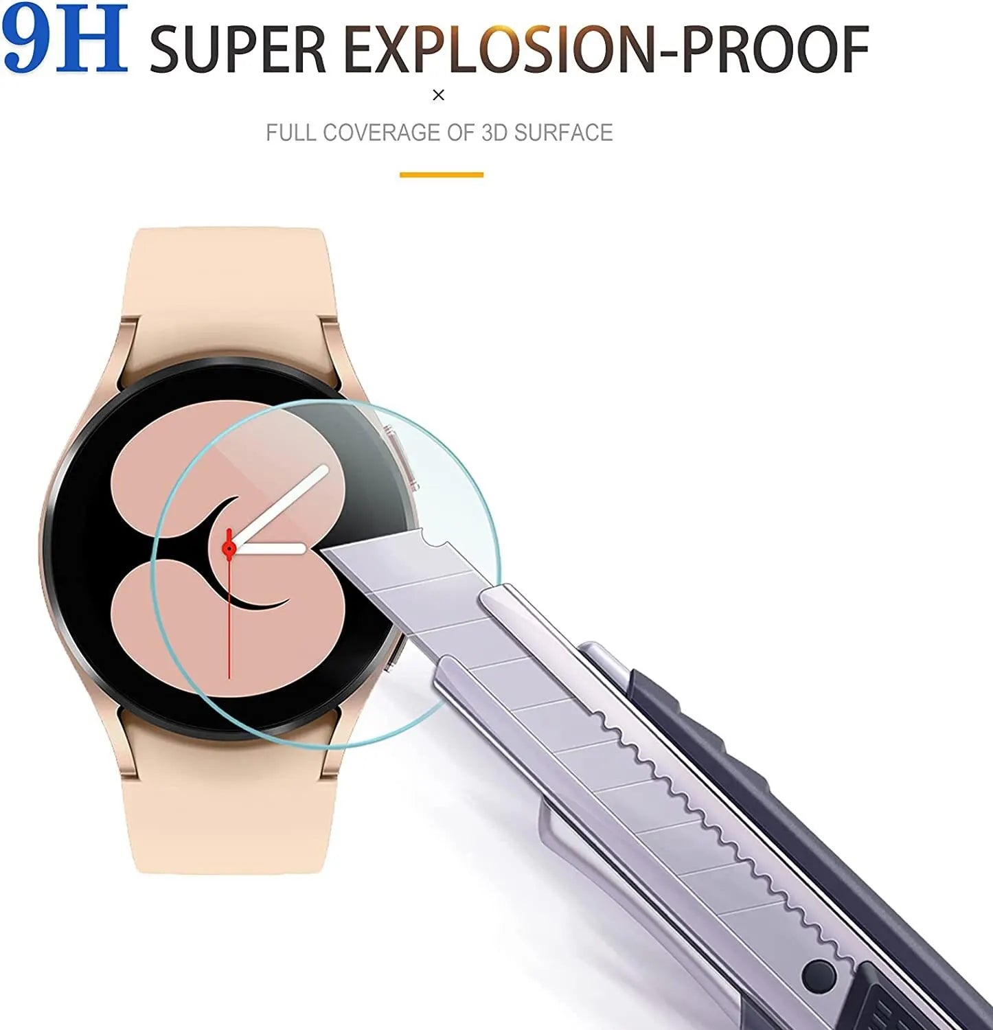 9H Tempered Glass Samsung Galaxy Watch 4 Classic 3 Anti Scrach Film Zpaxo