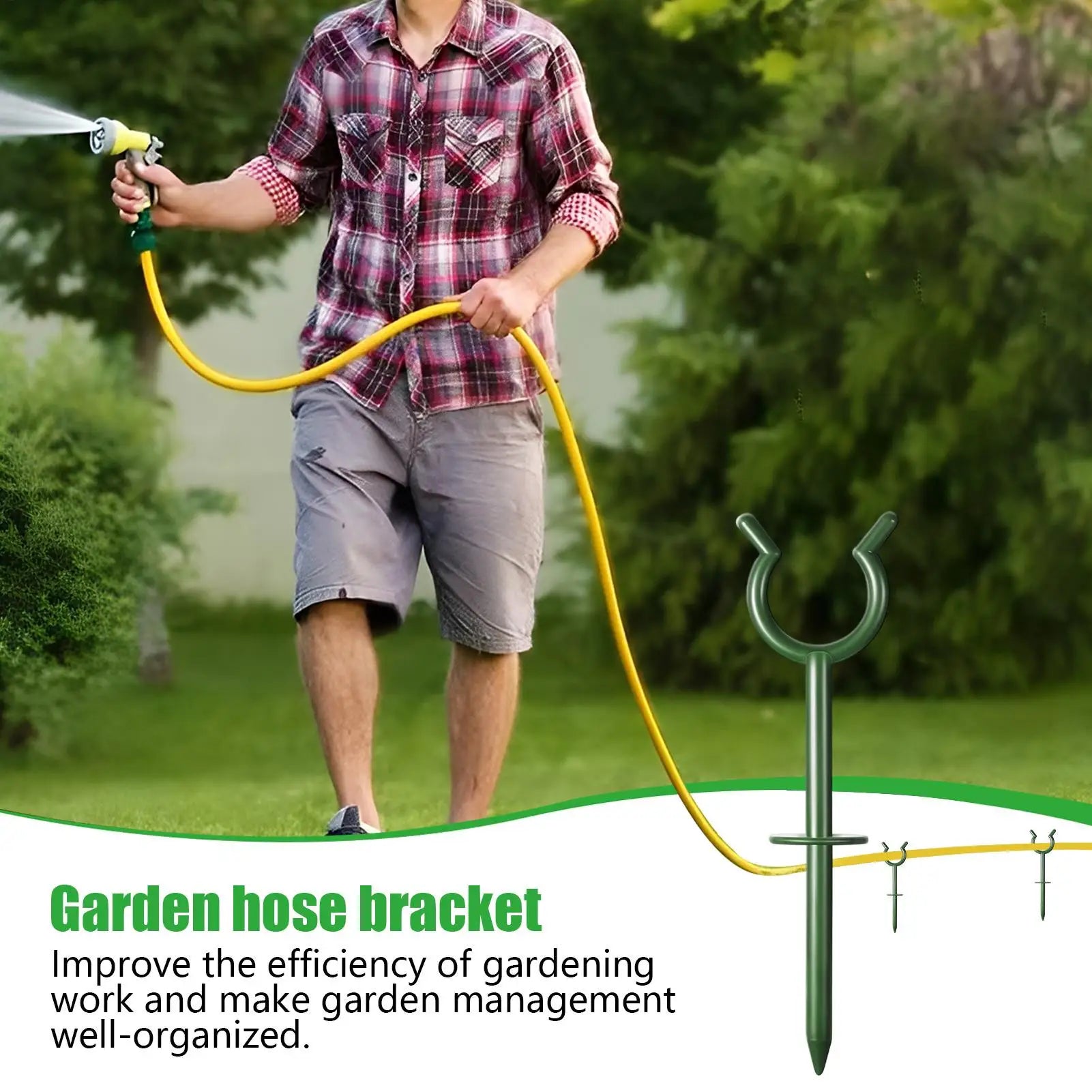 Hose Guides Garden Plant Protection Stakes Heavy Duty Holder RV