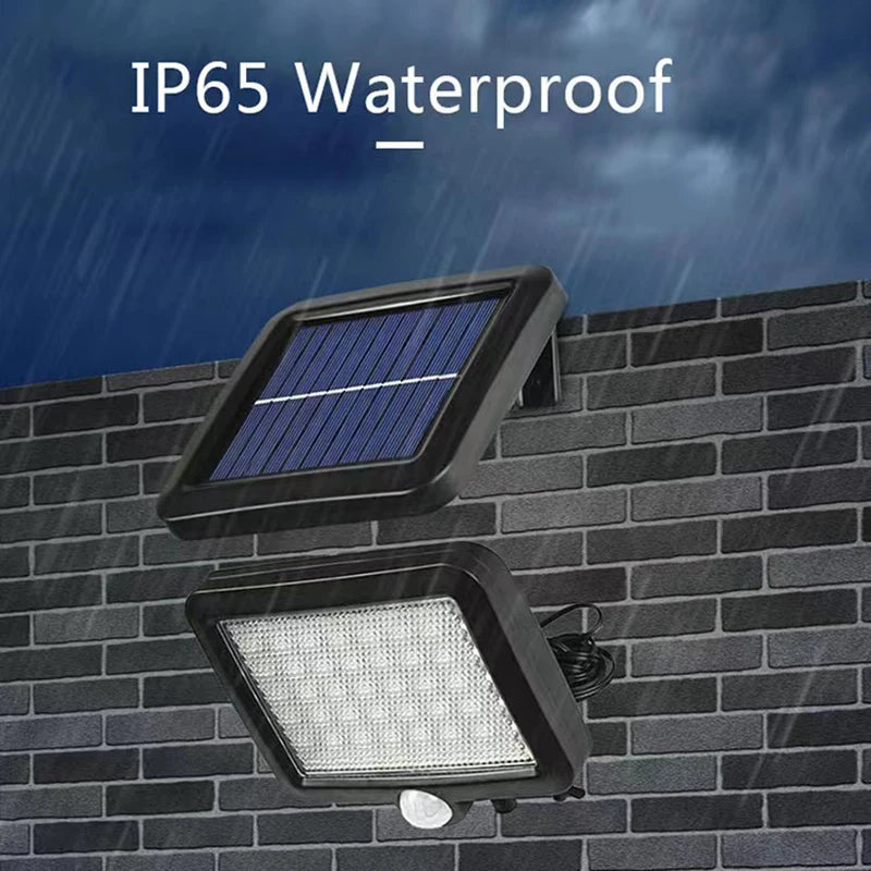 56 LED Solar Outdoor Floodlight – Motion Sensor & IP65