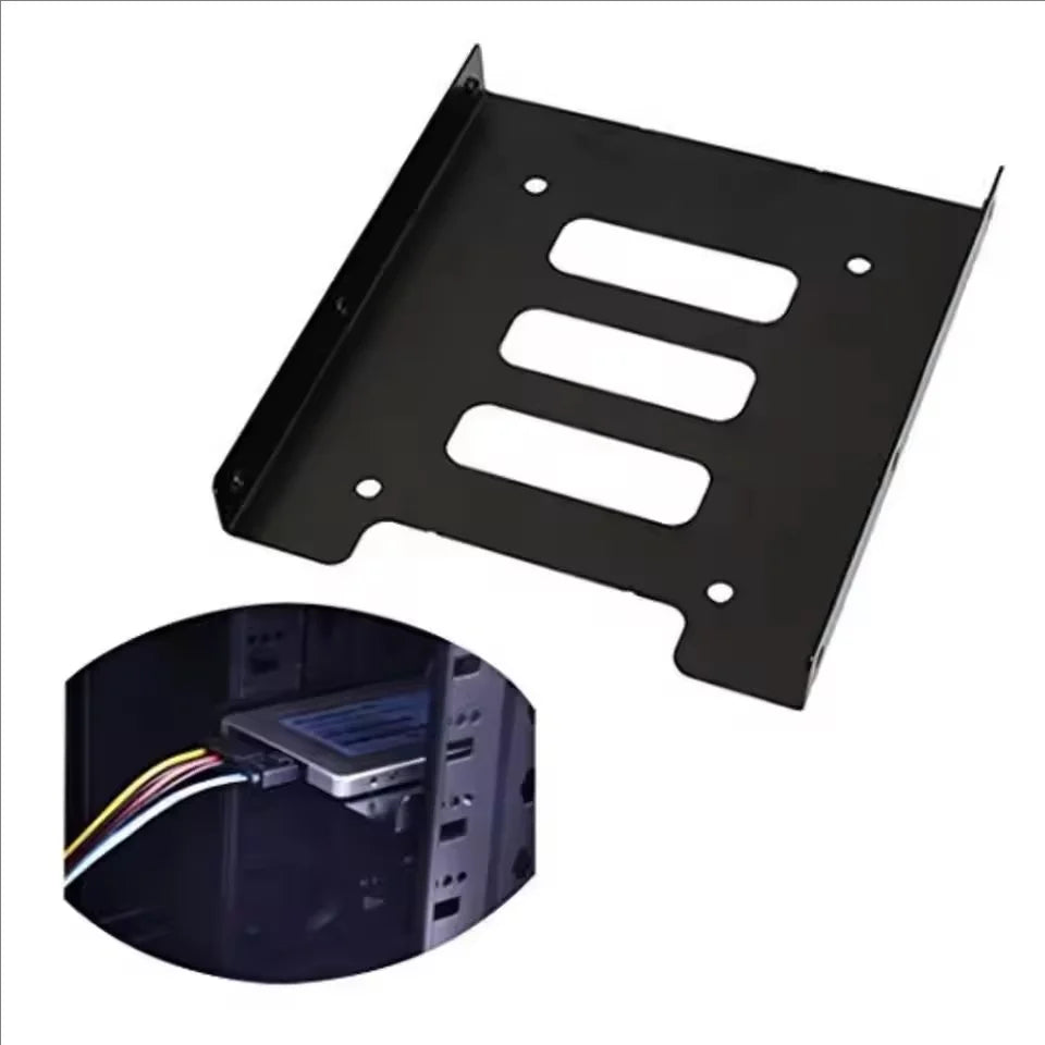 2 5-Inch SSD HDD 3 Metal Mounting Adapter Bracket Base Screw Hard Chas Zpaxo