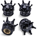 Crown Diamond Tire Valve Caps – Rhinestone Car Accessories