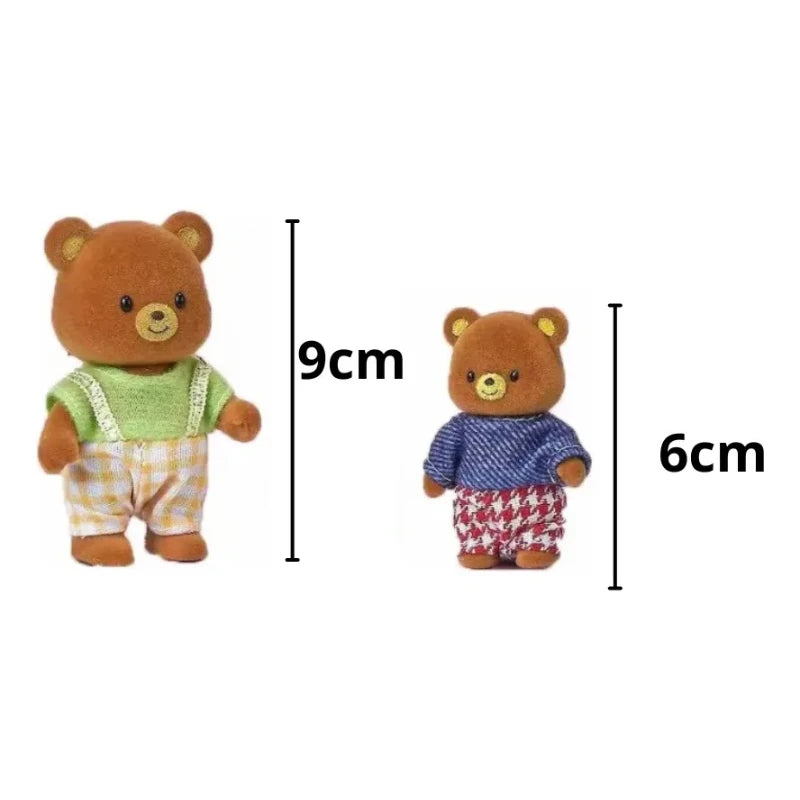 Cute Bear Doll Featuring Four Adorable Characters Role-playing Games