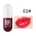 Mirror-Like Lipstick, Water-Dyed Lip Liquid, Lip Gloss, Water-Glossy Mirror Glass Lip Lipstick, Long-Lasting, Non-Stick Cup Lip Gloss, Lightweight and Compact Lip Gloss Zpaxo 2Baigaiyaowan