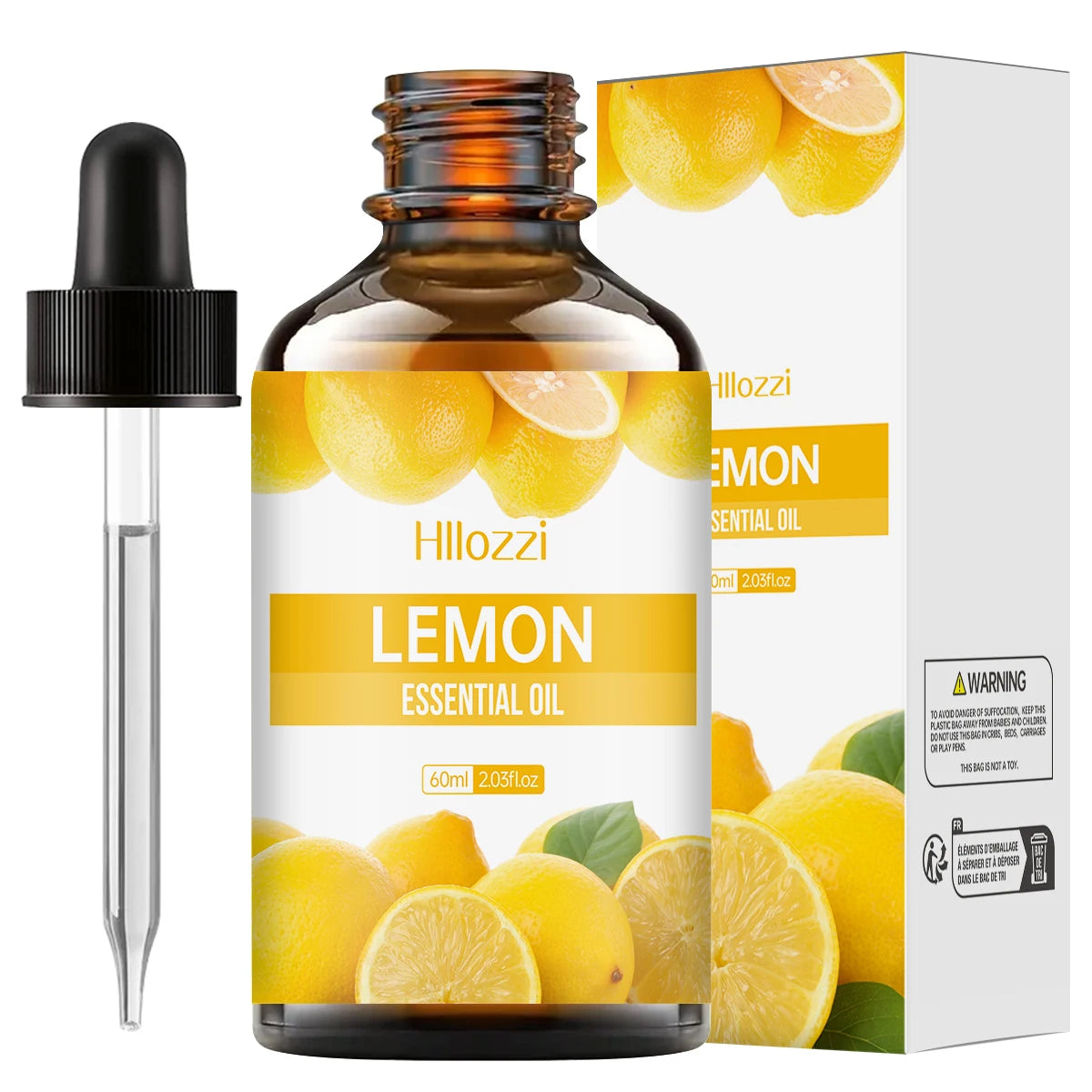 100ml/60ml/30ml Lemon essential oil Lemon Essential Oil Body Care Hair Care Aromatherapy Soap Making Diffusers Zpaxo 60ML LEMON Other LEMON