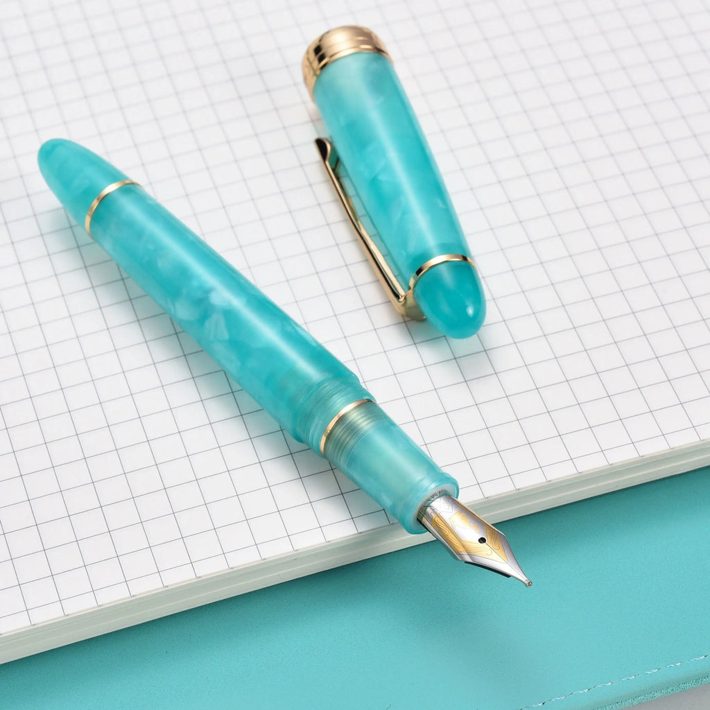 Kaigel 356 Resin Fountain Pen EF/F/M Pen Tip, Fish Shape Office Business Ink Pen, Student Graduation Season Gift Penoountain Zpaxo