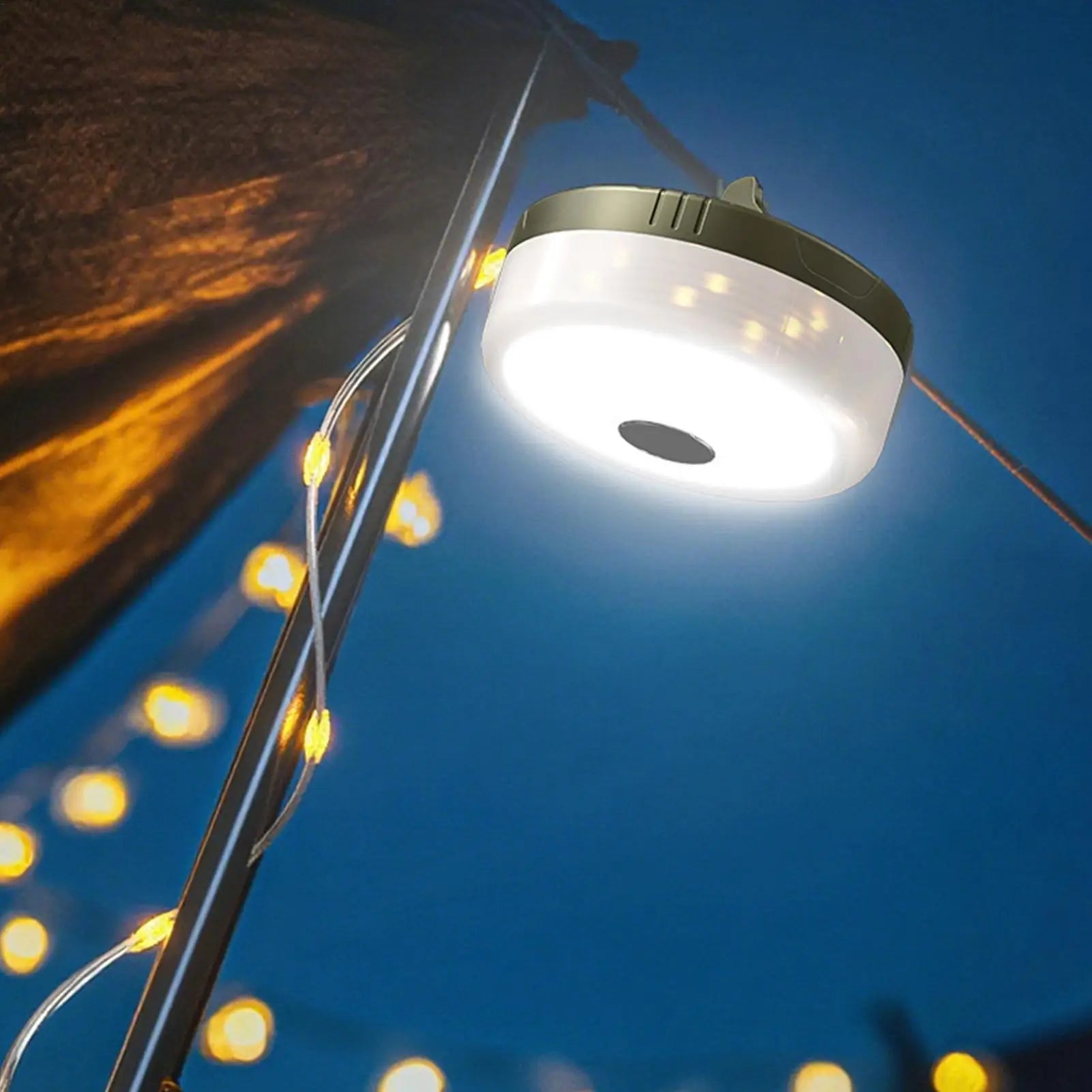 Retractable Camping String Lights 20m Type-c Rechargeable 2600mAh